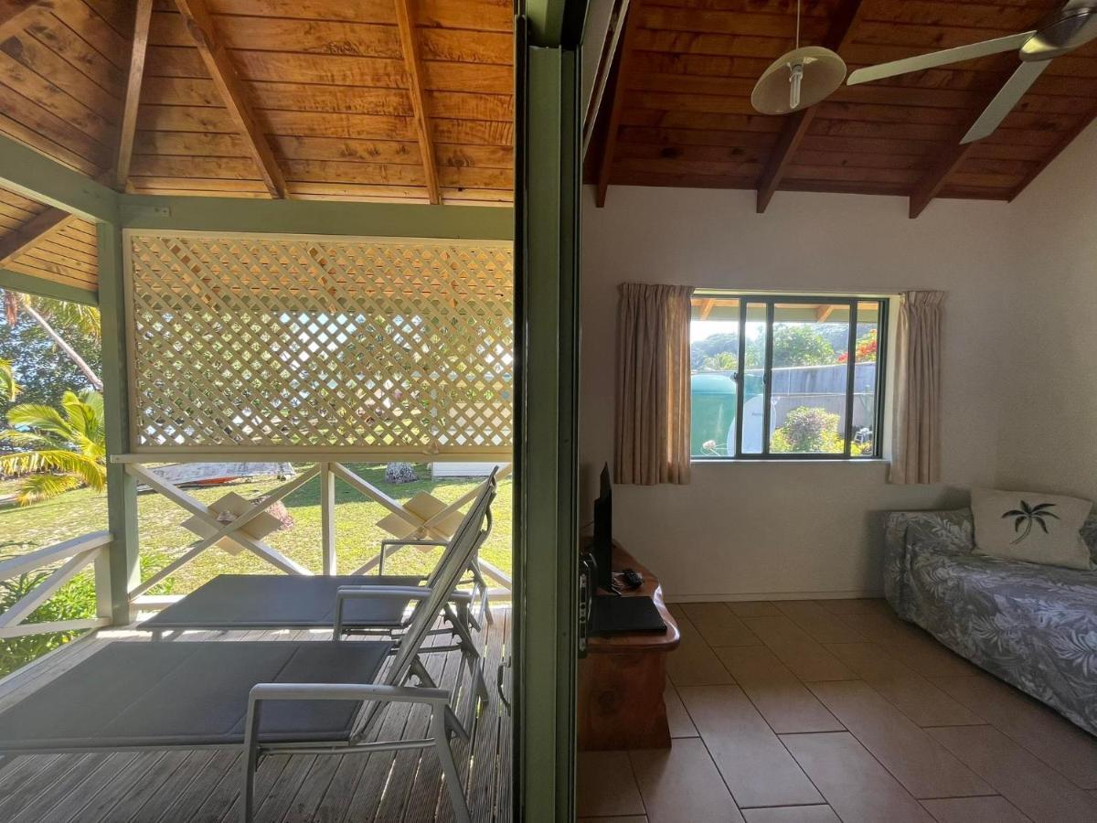 Paparei Beachfront Bungalows, Aitutaki Arutanga Bagian luar foto